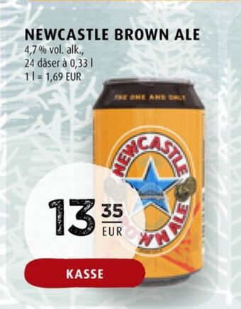 Scandinavian Park Newcastle brown ale öl erbjuda