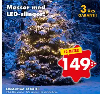 ÖoB Ljusslinga 12 Meter erbjuda