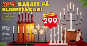 Advents Ljusstake Led