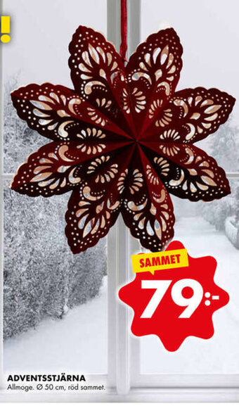 ÖoB Adventsstjärna erbjuda