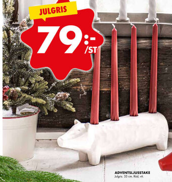 Adventsljusstake