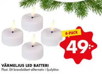 ÖoB Värmeljus Led Batteri erbjuda