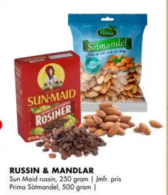ÖoB Russin & Mandlar erbjuda