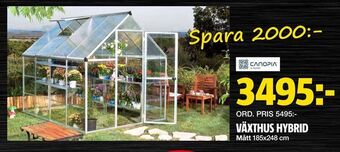 Bauhaus Växthus hybrid erbjuda