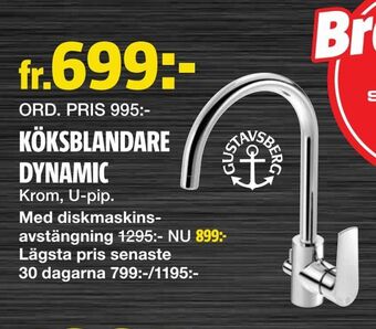 Bauhaus Köksblandare dynamic erbjuda