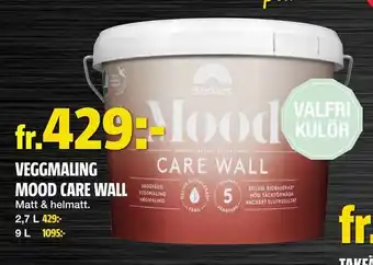Bauhaus Veggmaling mood care wall erbjuda