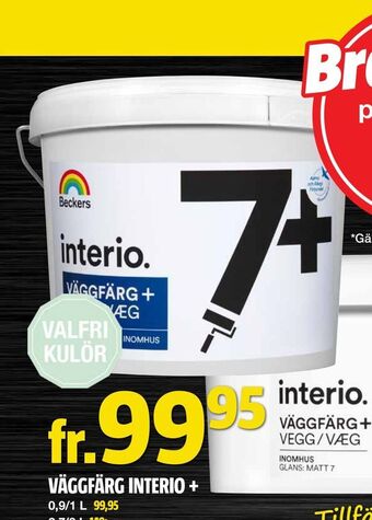 Väggfärg interio +