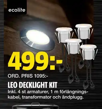 Bauhaus Leo decklight kit erbjuda