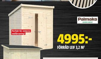 Bauhaus Palmako förråd erbjuda