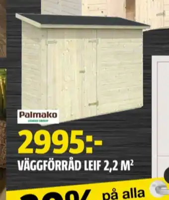 Bauhaus Palmako förråd erbjuda