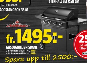 Bauhaus Grillstar gasolgrill erbjuda