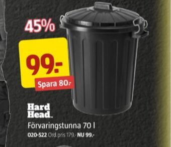 Jula Hard head soptunna erbjuda