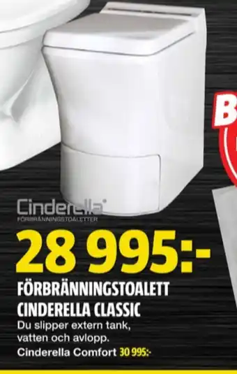 Bauhaus Cinderella förbränningstoalett erbjuda
