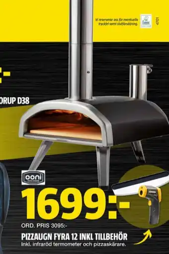 Bauhaus Ooni pizzaugn erbjuda
