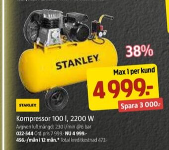 Jula Fatmax kompressor erbjuda