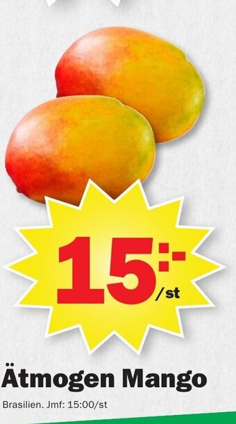 Pekås Ätmogen Mango erbjuda