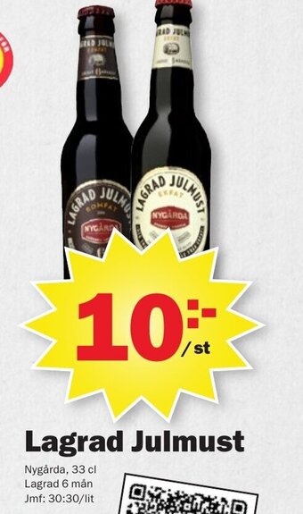 Pekås Lagrad Julmust erbjuda