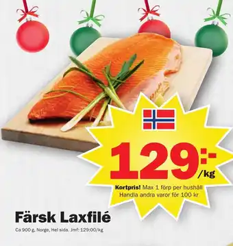 Pekås Färsk Laxfilé erbjuda