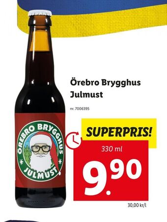 Lidl Örebro brygghus julmust erbjuda