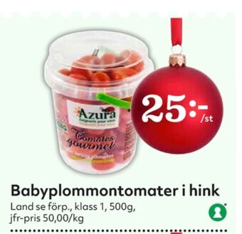 Hemköp Azura plommontomater erbjuda