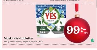 Hemköp Yes diskmaskintabs erbjuda