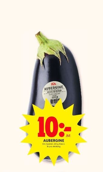 ICA Kvantum Ica aubergine erbjuda