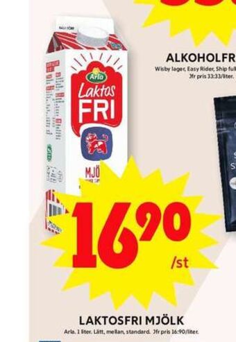 ICA Maxi Arla lättmjölk erbjuda
