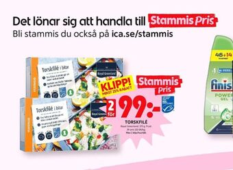 ICA Kvantum Royal greenland torskfilé erbjuda