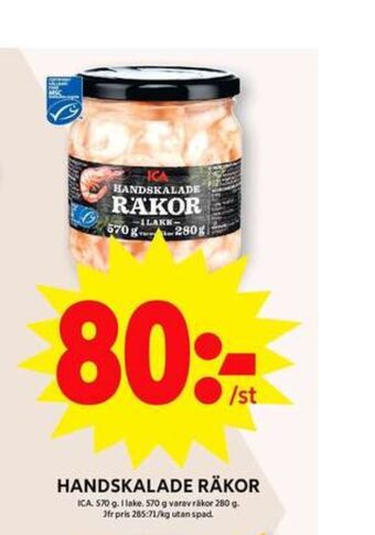 ICA Maxi Ica räkor erbjuda