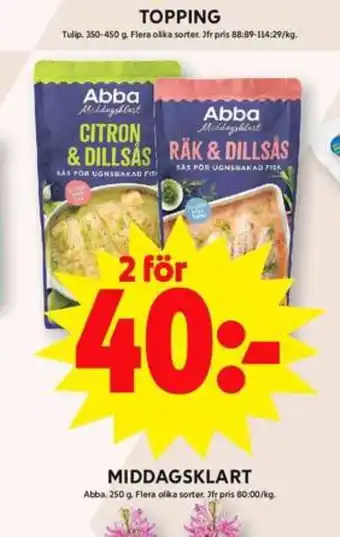 ICA Maxi Abba såser kyld erbjuda