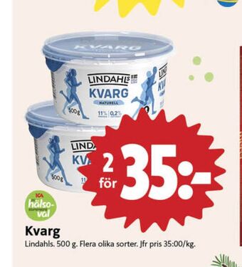ICA Nära Lindahls kvarg erbjuda