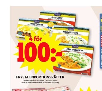 ICA Maxi Dafgårds färdigrätter erbjuda