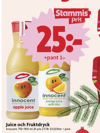 ICA Nära Innocent juice erbjuda