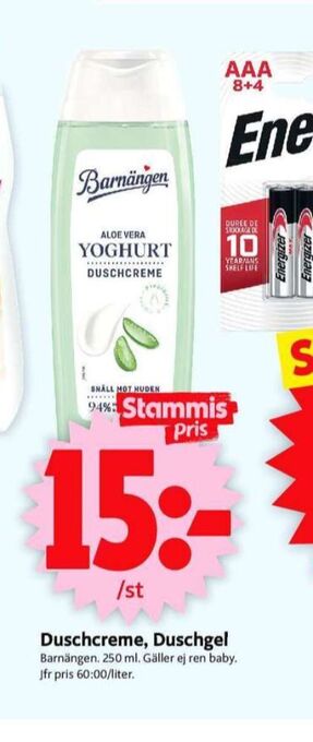 ICA Supermarket Barnängen duschtvål erbjuda