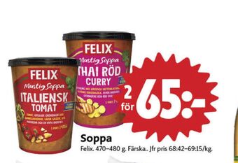 ICA Nära Felix soppor erbjuda