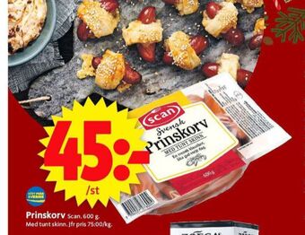 ICA Supermarket Scan prinskorv erbjuda