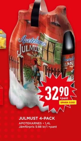 Willys Apotekarnes julmust erbjuda