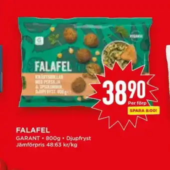 Willys Hemma Garant falafel erbjuda