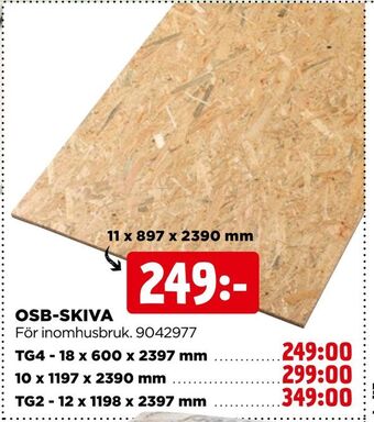 Jem&Fix Osb-skiva erbjuda