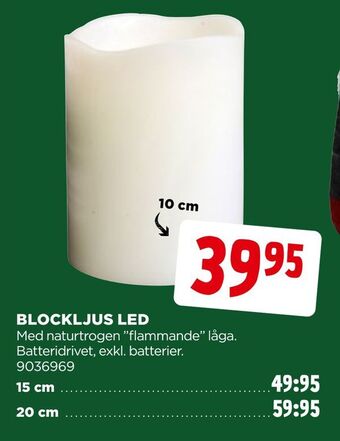 Jem&Fix Blockljus led erbjuda
