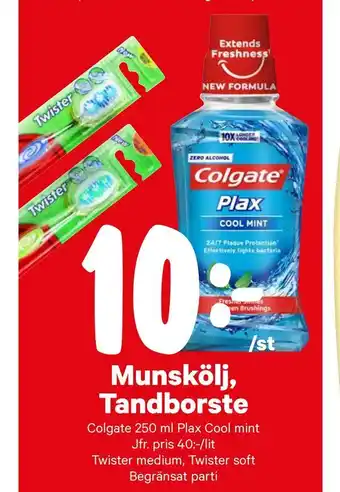 City Gross Munskölj, tandborste erbjuda