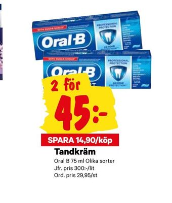 City Gross Tandkräm erbjuda
