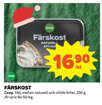 Coop Daglivs Färskost erbjuda