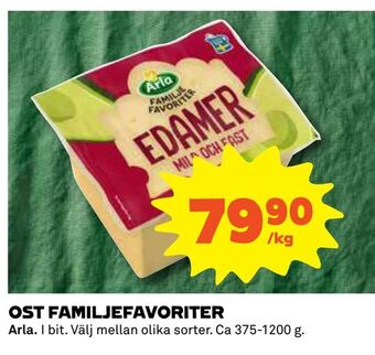 Coop Daglivs Ost familjefavoriter erbjuda