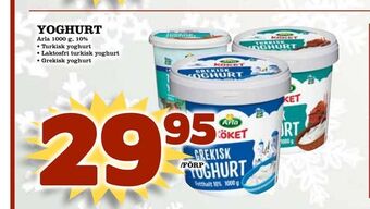 Din Mat Yoghurt erbjuda