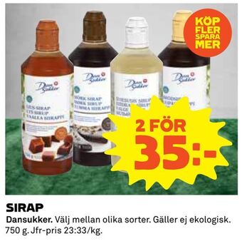 Coop Daglivs Sirap erbjuda