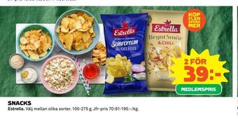 Coop Daglivs Snacks erbjuda