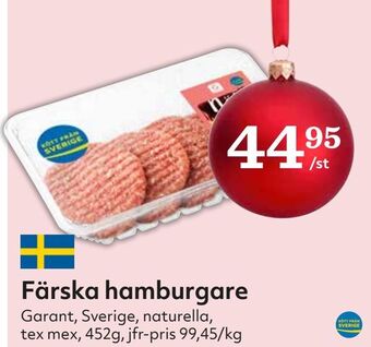 Hemköp Färska hamburgare erbjuda