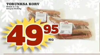 Din Mat Torunksa korv erbjuda