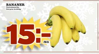 Din Mat Bananer erbjuda